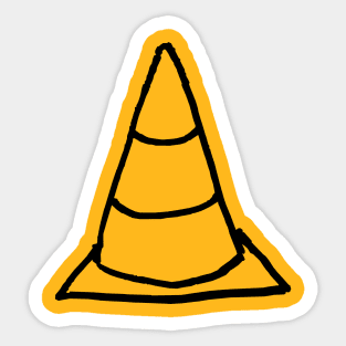 Traffic Cone Sticker